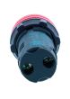 Schneider XB7EV04BPN, Monolithic Pilot Light, Harmony XB5N XB7N, Plastic, Red, 22mm, LED, 24V AC DC