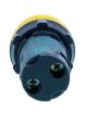 Schneider XB7EV05BPN, Monolithic Pilot Light, Harmony XB5N XB7N, Plastic, Yellow, 22mm, LED, 24V AC DC