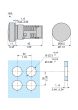 Schneider XB7EV08BPN, Monolithic Pilot Light, Harmony XB5N XB7N, Plastic, Amber, 22mm, LED, 24V AC DC