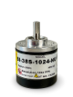 BI-38S-1024-NU||Incremental Rotary Encoder, Diameter 38mm, Shaft Type, Shaft Diameter 6mm, PPR 1024, NPN, 5~24V DC