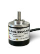 BI-38S-2000-NU||Incremental Rotary Encoder, Diameter 38mm, Shaft Type, Shaft Diameter 6mm, PPR 2000, NPN, 5~24V DC