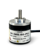 BI-38S-60-PU||Incremental Rotary Encoder, Diameter 38mm, Shaft Type, Shaft Diameter 6mm, PPR 60, Push Pull, 5~24V DC