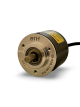 BI-52S-100-PU||Incremental Rotary Encoder, Diameter 52mm, Shaft Type, Shaft Diameter 8mm, PPR 100, Push Pull, 5~24V DC