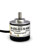BI-E6-B2-N-600||Incremental Rotary Encoder, Diameter 38mm, Shaft Type, Shaft Diameter 6mm, PPR 600, NPN, 5~24V DC, AB Output