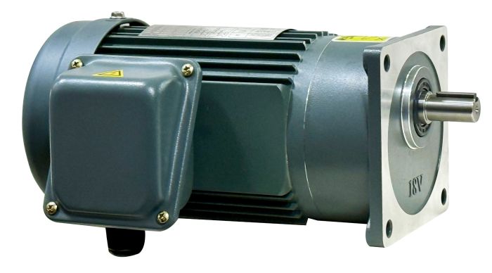 GV18-200W-17A ||Single Phase AC Medium Geared Motor, 200Watt, Ratio 1:17, Shaft Diameter 16mm, Vertical Mounting
