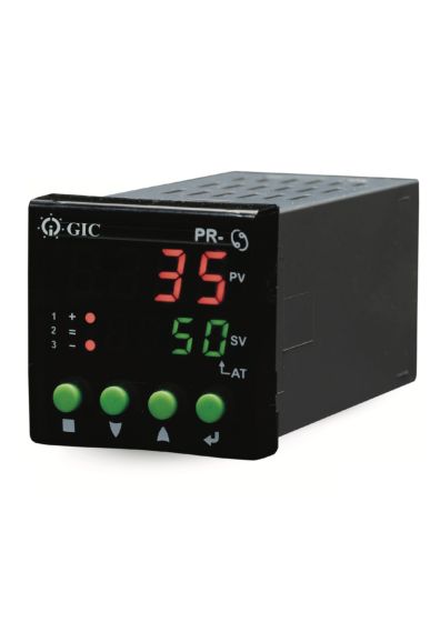 GIC 151A12B, 2 Relays (SPST 8A & 5A, 240 VAC / 28 VDC), SSR driving output (12 VDC, 24mA), PID Temperature Controller