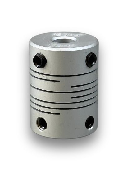 BCH-S-18D-25L-6-6||Aluminium Alloy coupling,6mmx6mm, (Encoder, Stepper Motor) 