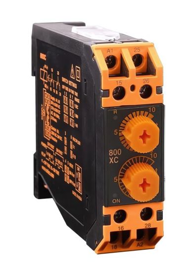 Selec 800XC, Analog Timer, Cyclic Timer with ON-OF Time, Size 22.5mm, DIN Rail Mount