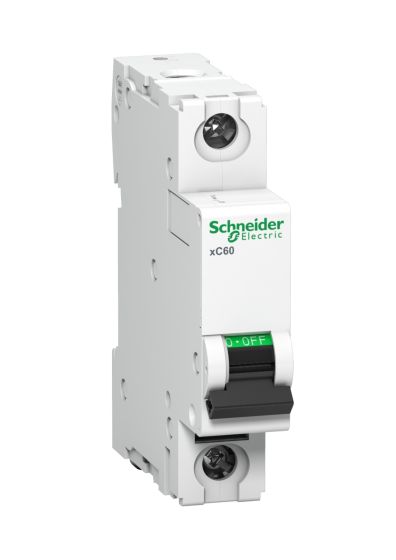 Schneider A9N1P02CGN, Miniature circuit breaker (MCB), 1 Pole, 2Amp, C Curve, 10kA