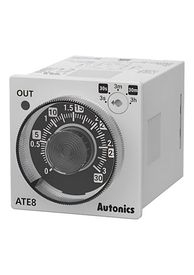 Autonics ATE8-46E, Simple Operation Analog Timer, 8 Pin Plug