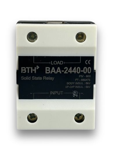 BAA-2440-00||AC Input AC Output, 40A Solid State Relay, Single Phase  