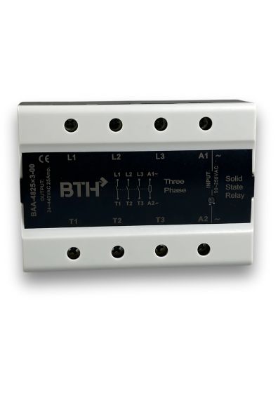 BAA-4825x3-00||AC Input AC Output, 25A Solid State Relay, Three Phase  