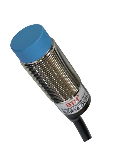 BAR18-OV8N||Analog Output Inductive Proximity Sensor, Diameter 18mm, Sensing Range 8mm, 0~10V Output