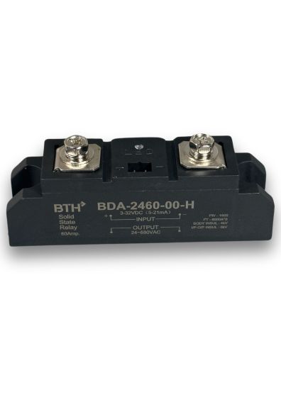 BDA-2460-00-H||DC Input AC Output, 60A Solid State Relay, Long Heavy Duty, Single Phase 