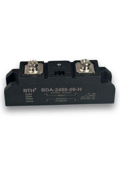 BDA-2480-00-H||DC Input AC Output, 80A Solid State Relay, Long Heavy Duty, Single Phase  