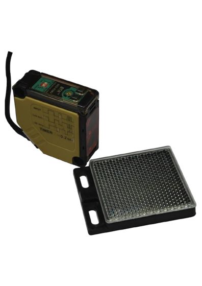 BED-R5MV||50mm Square Body Retroreflective Photo Sensor, Sensing Range 5 Meter, Relay Output 