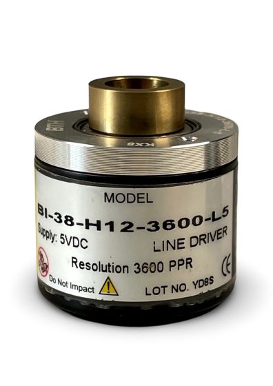 BI-38-H12-3600-L-5||Incremental Rotary Encoder, Hollow Type, Diameter 38mm, Hollow Diameter 12mm, PPR 3600, Line Driver, 5V DC