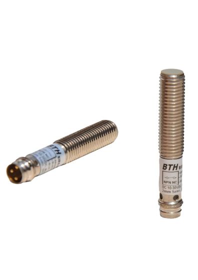 BIR8-NC2FL-CM83 ||3Pin Connector Type Inductive Proximity Sensor, Diameter 8mm, Sensing Range 2mm, NPN NC