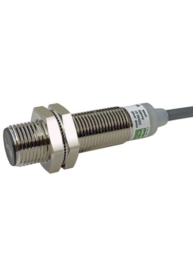 BIRD12-NN4F||Long Range BIRD Series Inductive Proximity Sensor, Diameter 12mm, Sensing Range 4mm, Flush, NPN NO