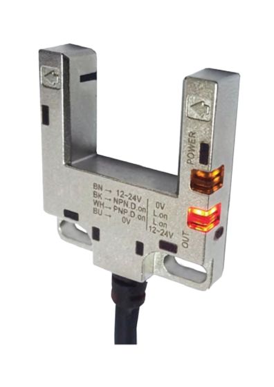 BU-18KM||18mm Slot U-Shape Photo Sensor, PNP/NPN, NO/NC Selectable