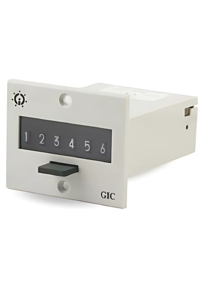 GIC CR-26 SD31A-385, 6 Digits, 24V DC Impulse Counter, Panel Mount