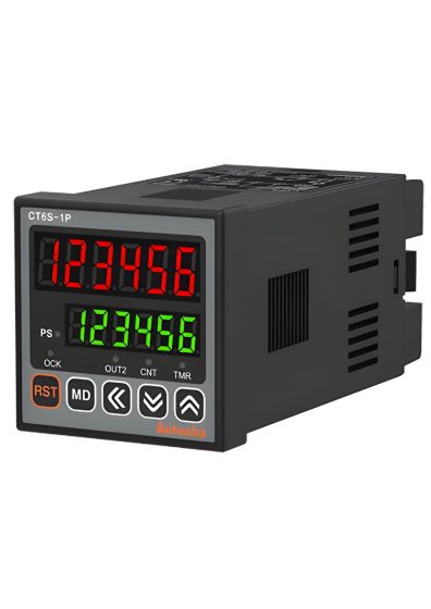 Autonics CT6S-1P2, 24VAC~ 50/60Hz, 24-48VDC, 6-digit 7-segment LED, Programmable Digital Counter/Timer