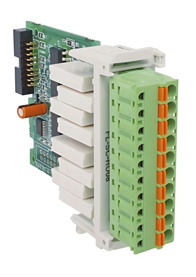Selec FL-SC-RO08, Modular type PLC - Flexys IO Cards, 8 Channel Relay Output Card, Plug Type