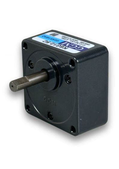 K6G12.5C ||60x60mm Frame Gearhead, Shaft Length 32mm, Shaft Diameter 8mm, Ratio 1:12.5