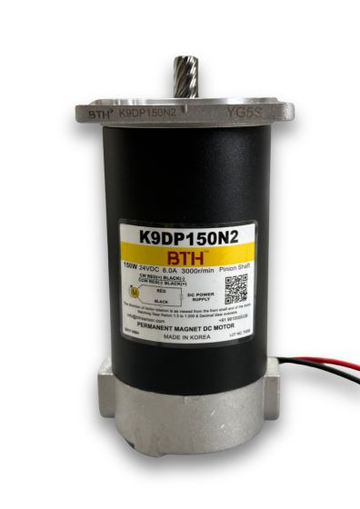K9DP150N2 ||150 Watt 24V DC Motor, Pinion Shaft, Flange 90mm