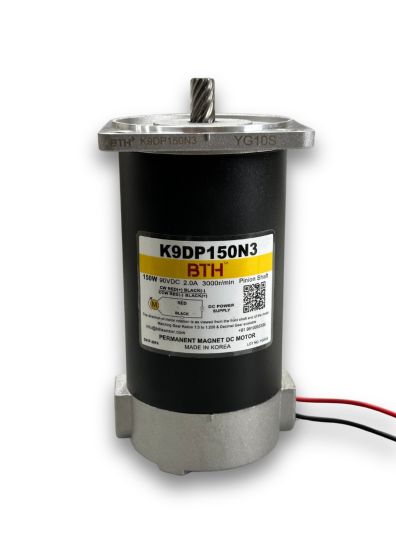 K9DP150N3 ||150 Watt DC Motor, Pinion Shaft, Flange 90mm, Supply 90V DC