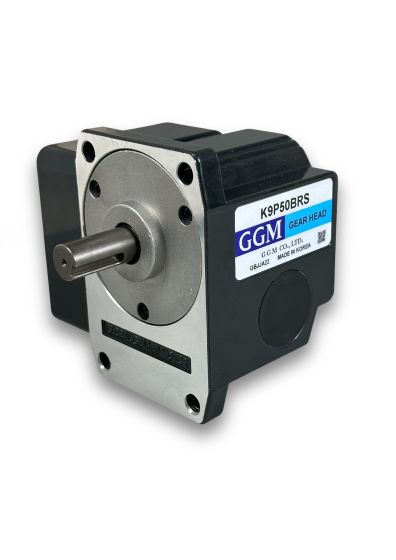K9P50BRS||90x90mm Frame, Shaft Type Right Angle Gearhead, Shaft Length 38mm, Shaft Diameter 15mm, Ratio 1:50 
