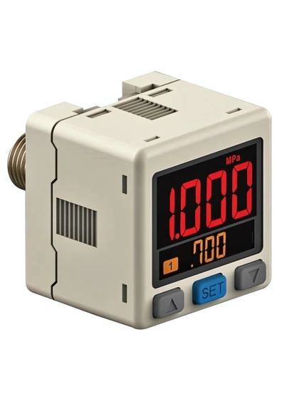 KP47C-04-F1 | 2 PNP Output, Compound Pressure