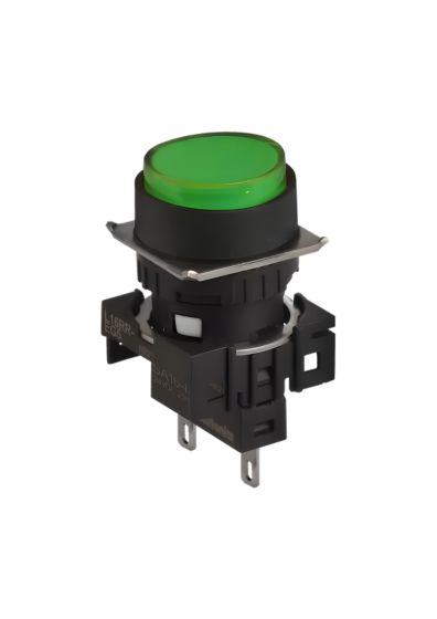 Autonics L16RR-EG24, Round type, LED block Power supply 24VDC, Green, Pilot Lights