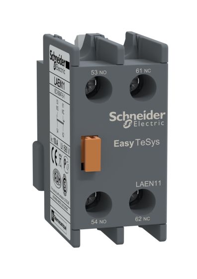 Schneider LAEN11, EasyPact TVS - auxiliary contact block - 1 NO + 1 NC - screw-clamps terminals