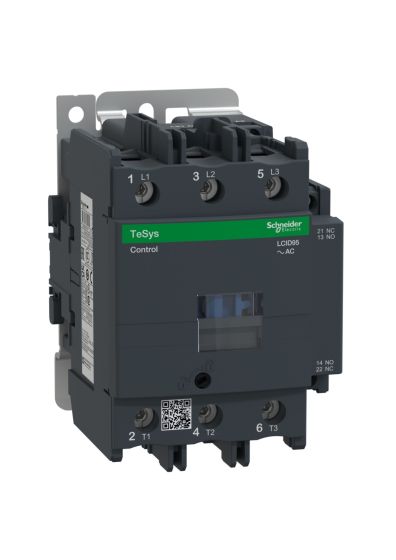 Schneider LC1D95M7, TeSys D contactor - 3P, 440V, 95A, 220V AC 50/60 Hz coil