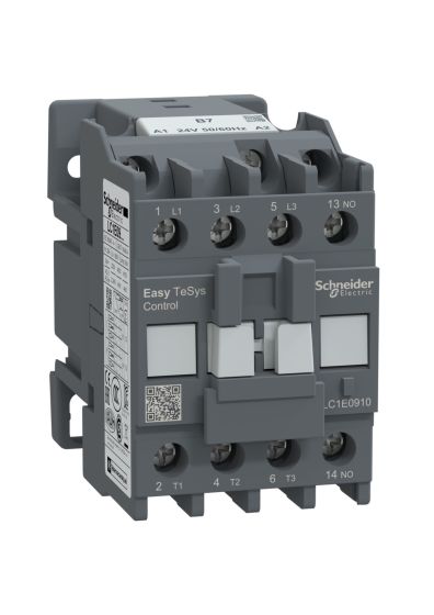 Schneider LC1E0910M7, Easy TeSys contactor 3P, 440V, 9A, 220V AC coil