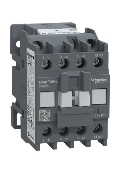 Schneider LC1E1210M7, Easy TeSys contactor 3P, 440V, 12A, 220V AC coil