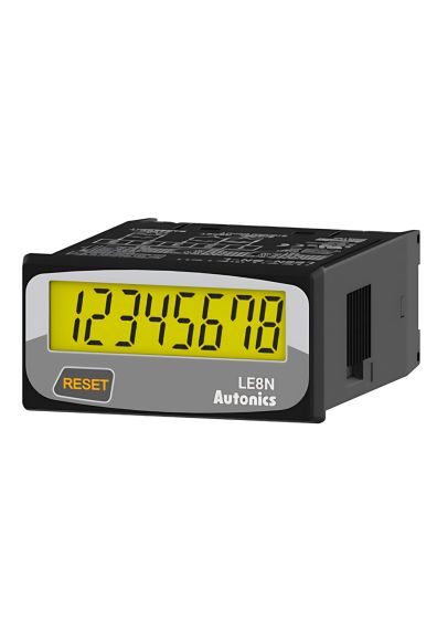 Autonics LE8N-BF, LCD Digital Timer, Size 48x24mm, Panel Mount