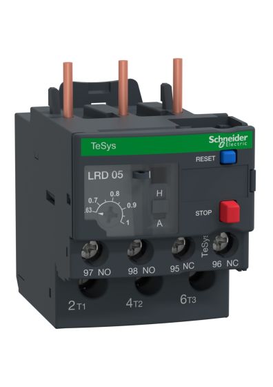 Schneider LRD05, TeSys LRD thermal overload relays - 0.63...1 A - class 10A