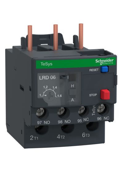 Schneider LRD06, TeSys LRD thermal overload relays - 1...1.6 A - class 10A