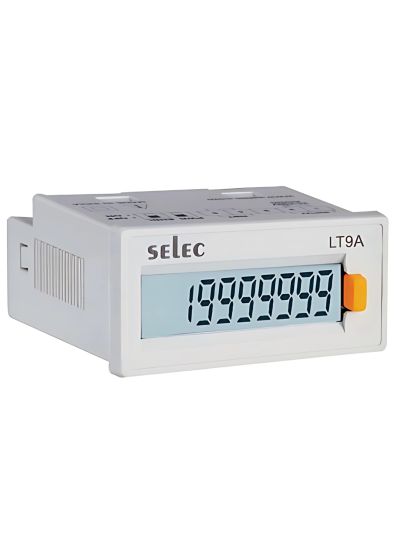 Selec LT945A-C, Hour Meter+Time Totaliser with Contact Input, Size 24x48mm, Panel Mount
