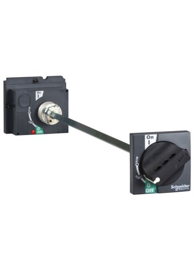 Schneider LV429338, Extended Rotary Handle, PowerPact Multistandard H/J, EasyPact CVS 100/160/250, black standard handle, IP55