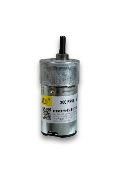 PGDM-12S37-300||12V DC Geared Motors, RPM 300, Gear Ratio 1:015, Length 69mm