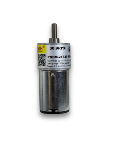 PGDM-24S37-30.9||24V DC Geared Motors, RPM 30.9, Gear Ratio 1:210, Length 81.7mm 