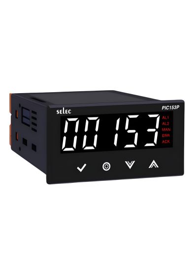 Selec PIC153-P-C-1, 5 Digits, 7 Segment LED Single Display, Universal Input, 48x96mm, Panel Mount