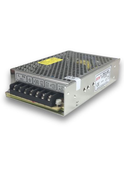 PKD-60F||Dual Output Power Supply, 12V/2A, 24V/1.5A Output, Panel Mount 