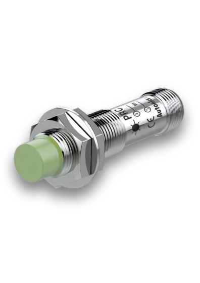 Autonics PRCM12-4DN2, Cylindrical Inductive Proximity Sensor, Sensing Distance 4mm, NPN, 3-Wire, Non-Flush Type