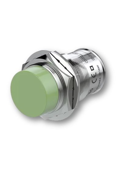 Autonics PRCM30-15DN, Cylindrical Inductive Proximity Sensor, Sensing Distance 15mm, NPN, 3-Wire, Non-Flush Type