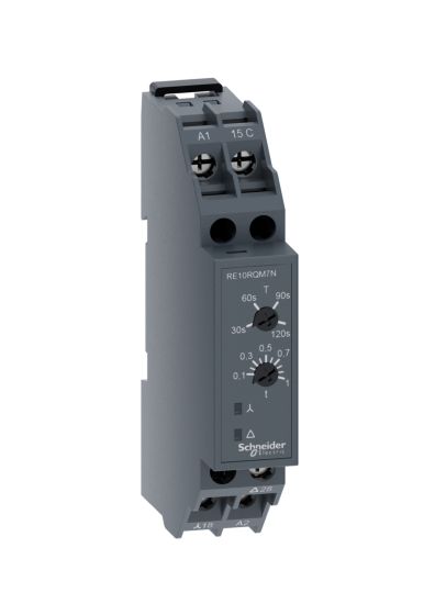 Schneider RE10RQM7N, Harmony timer relay, star-delta function, 220…240V AC, 1NO + 1NO