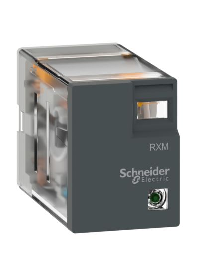 Schneider RXM2LB2F7, Miniature Plug-in Relay - HARMONY RXM2L - 2 C/O - 120 V AC - 5 A - with LED